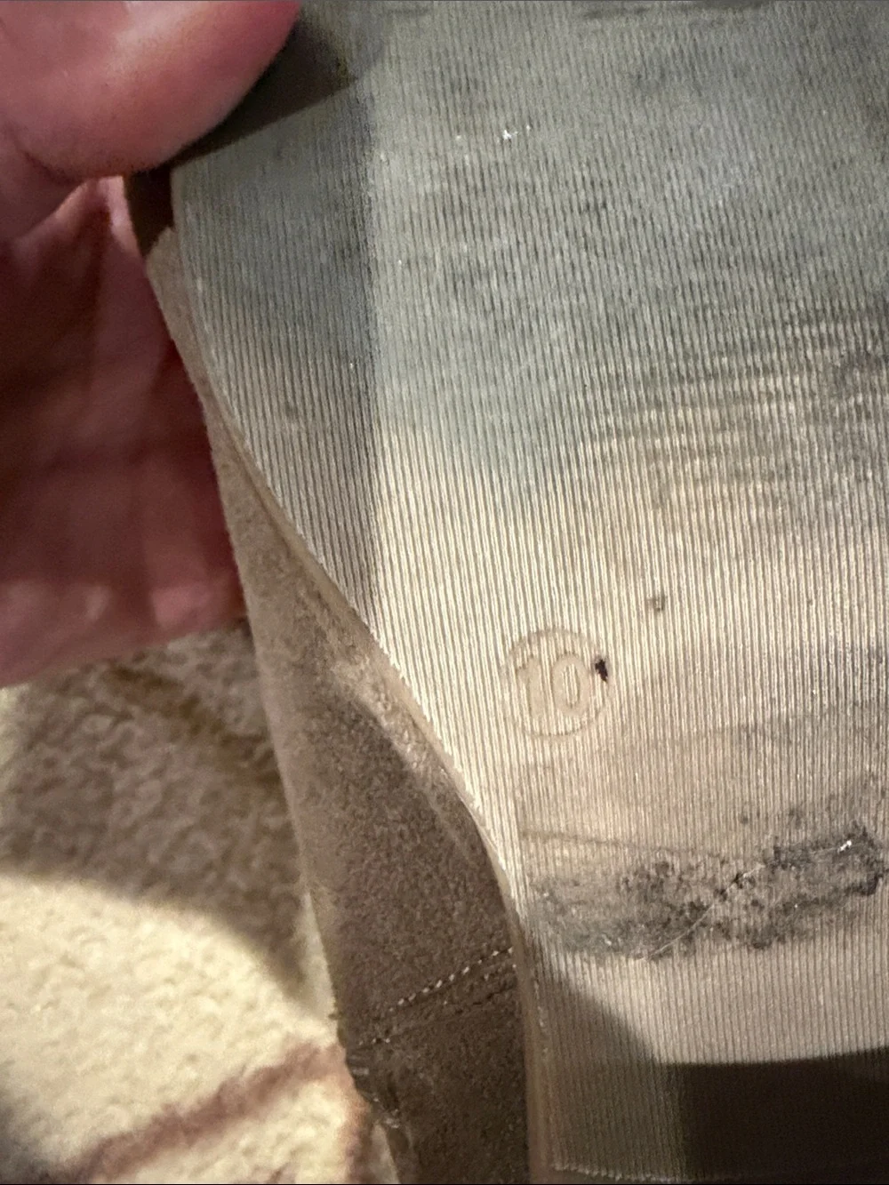 Source Unknown over knee